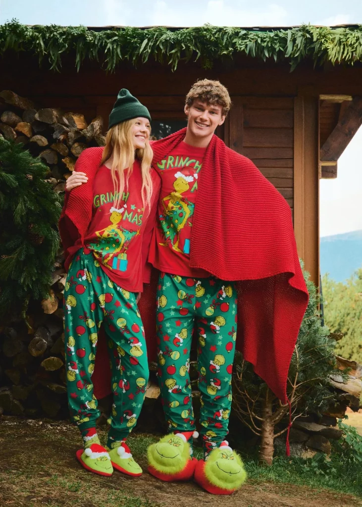 Suéteres Y Pijamas De Lefties Para La Nueva Tendencia De Navidad 124 Pijama Grinch