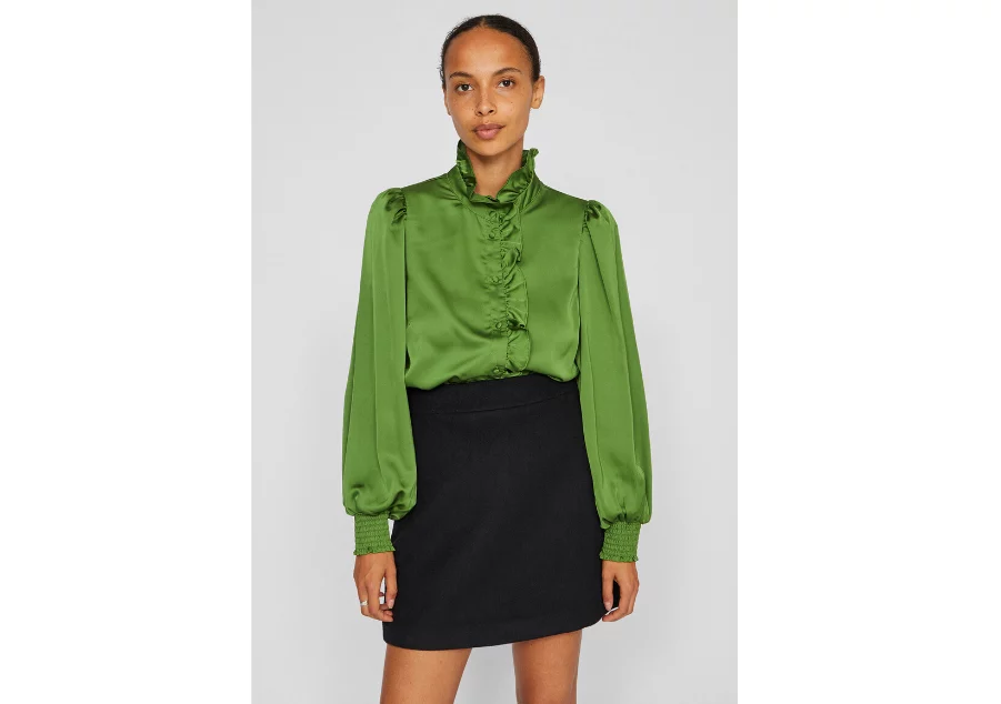 Blusa Boho Elegante Color Verde
