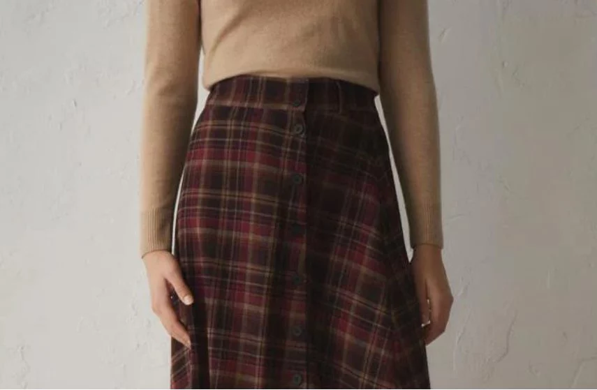 Amarás Esta Falda De Estilo Escocés Que Encuentras Disponible En El Corte Inglés ¡Perfecta Para Llevar Con Botines!
