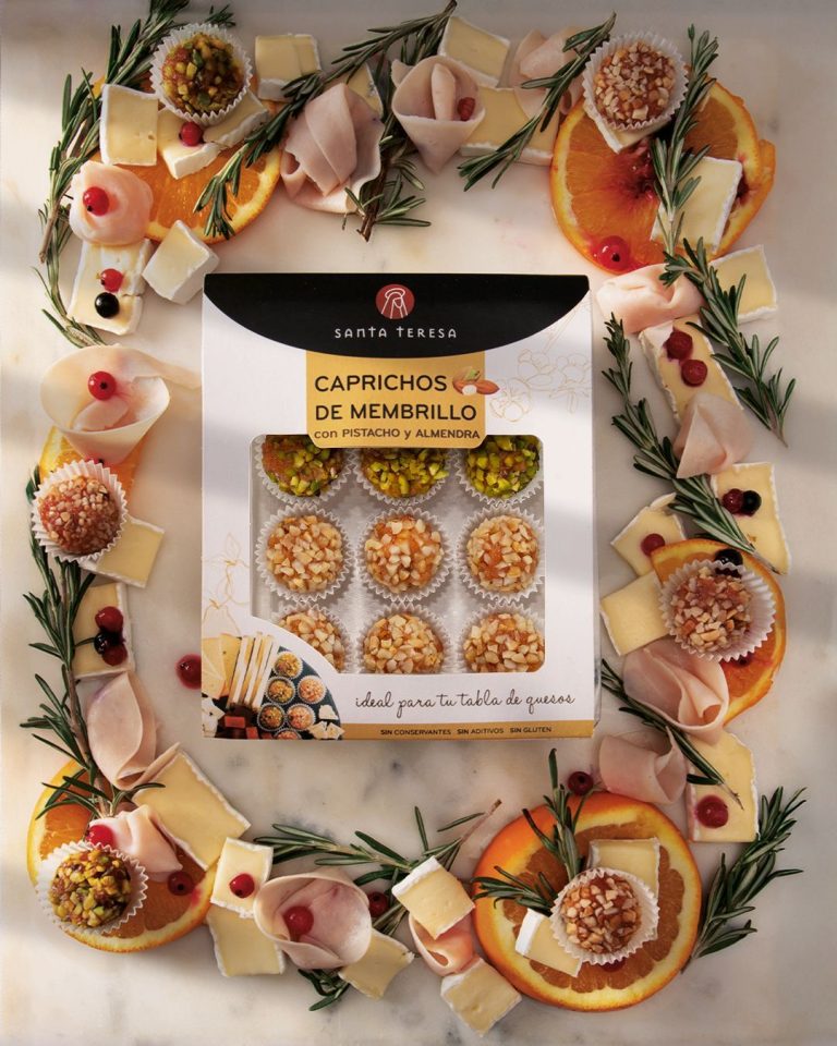 Santa Teresa innova para rejuvenecer un clásico de la gastronomía: Caprichos de Membrillo con frutos secos