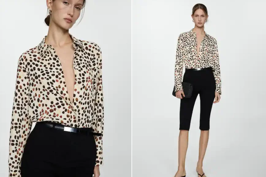 3 Blusas Estampadas De Mango, Perfectas Para Llevar A Capas Y Que Podrás Usar Durante Todo El Año