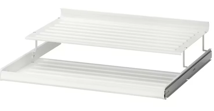 10 años de garantía tiene el precioso zapatero deslizante de IKEA disponible en varios tamaños