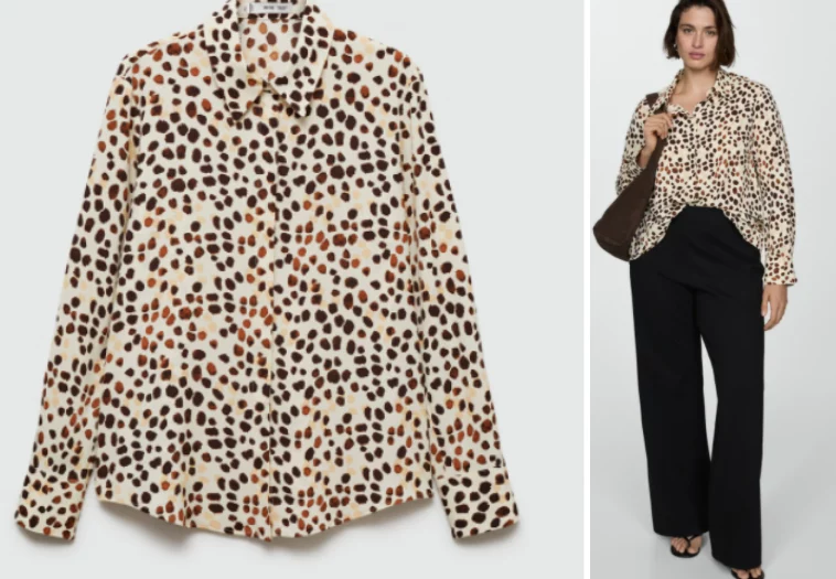3 Blusas Estampadas De Mango, Perfectas Para Llevar A Capas Y Que Podrás Usar Durante Todo El Año