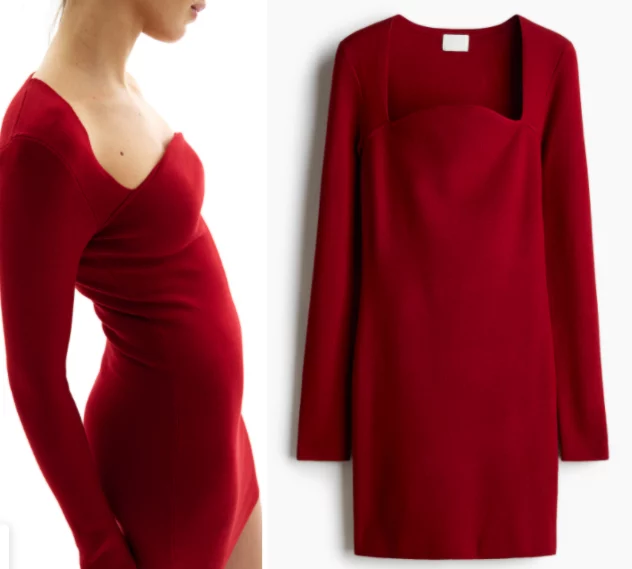 Luce Tipazo Con Este Vestido De Punto De H&Amp;M, Perfecto Para Nochevieja