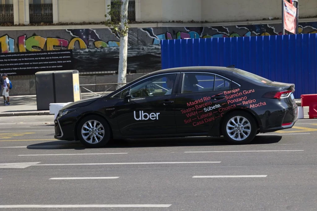 Uber Se Queda Sin Servicio En Bizkaia En Nochebuena Y Nochevieja 1 Europapress 5395187 Taxi Uber Zona Atocha 24 Agosto 2023 Madrid Espana Tribunal Supremo 8