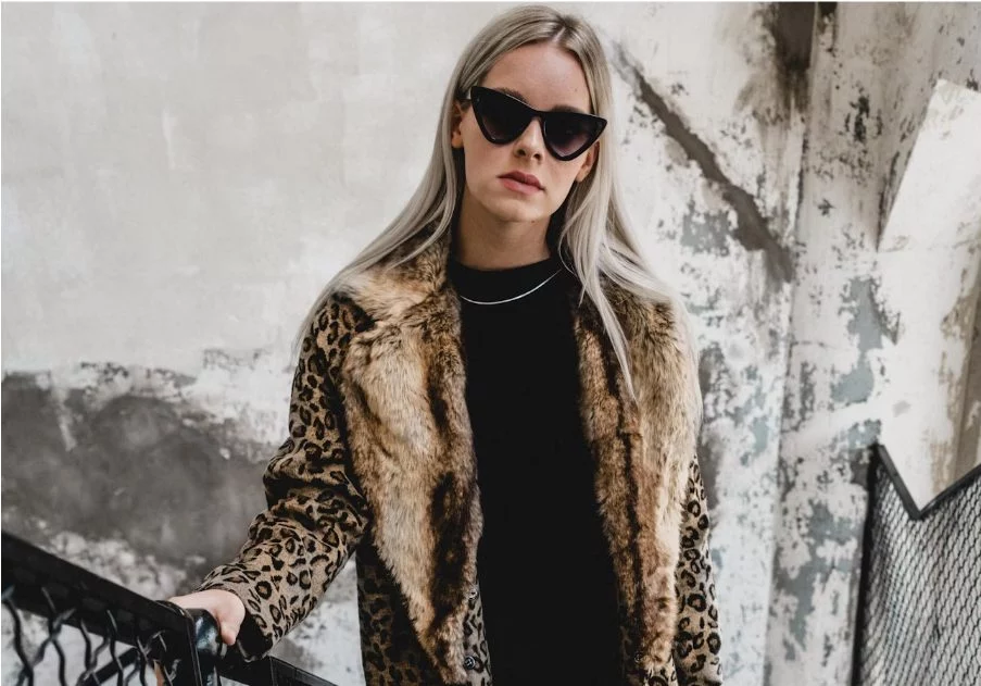 Abrigos De Pelo Sintético De Moda