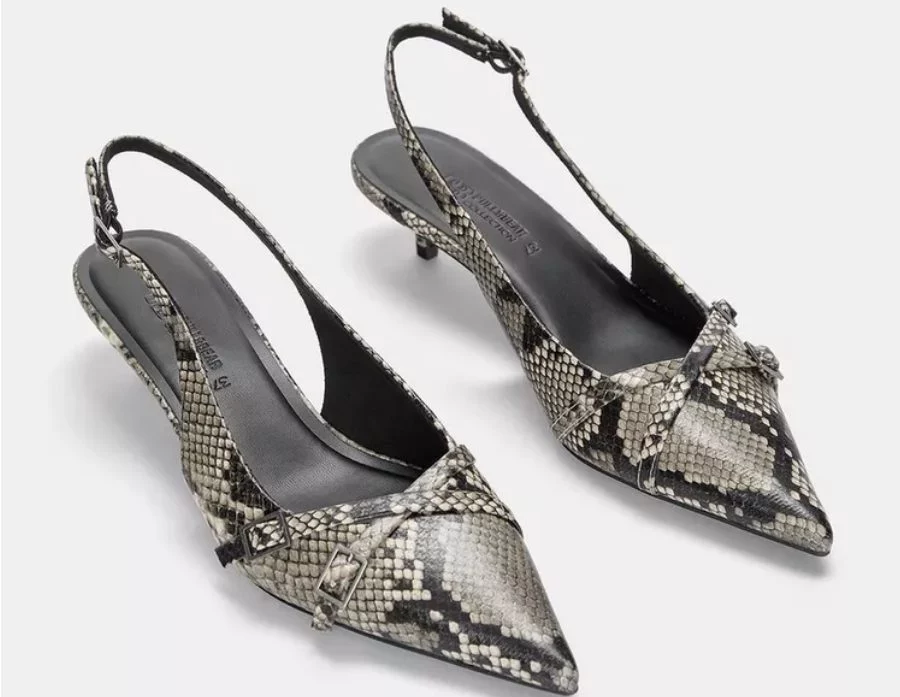Tacones Piel De Serpiente