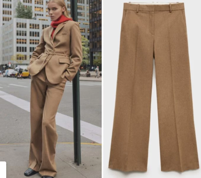 ’Mango-Gangas’: Pantalones Anchos De Punto, De Lana Y De Cuadros Para Todas Las Mujeres