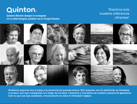 Quinton homenajea a los mayores, y los sitúa como referentes, en su calendario para este 2025 1 Portada calendario