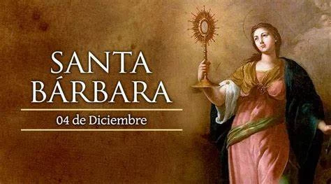 Santa Bárbara: Santoral del 4 de diciembre del 2024