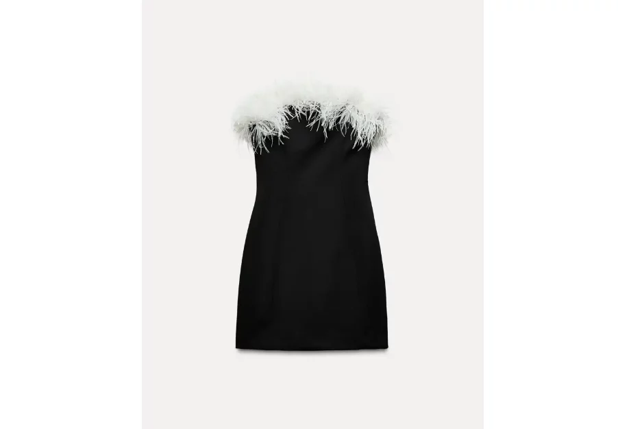 Viste De Clásico Color Negro Con Estos 8 Espectaculares Vestidos De Zara Que Te Harán Destacar Entre La Multitud