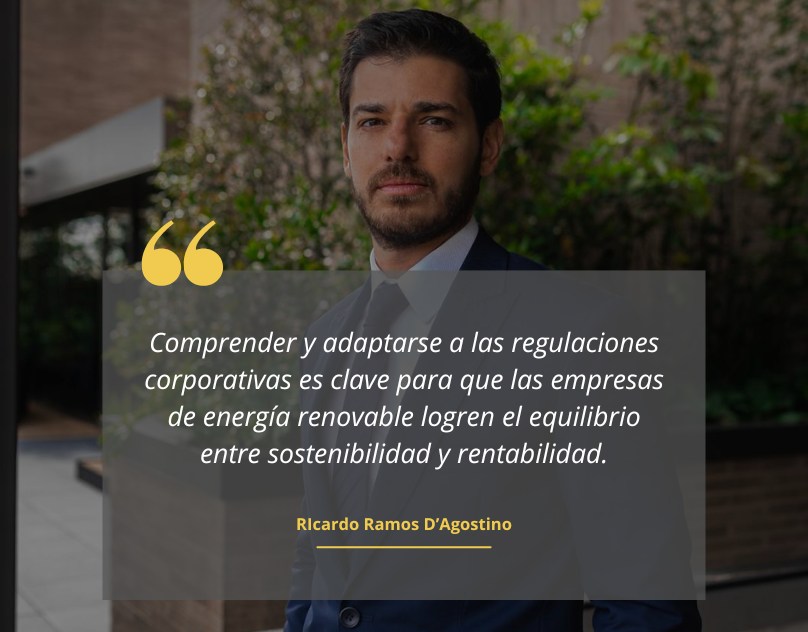 Ricardo Ramos D’Agostino y Grupo Capital: regulaciones corporativas en energía renovable para 2025 1 006 Regulaciones Corporativas en Energa Renovable Perspectivas para 2025 de Ricardo Ramos DAgostino y Grupo Capital