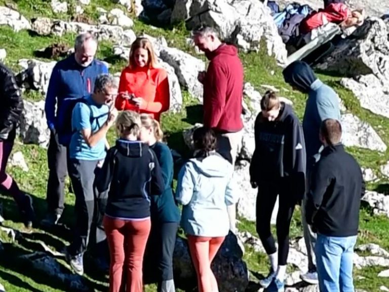 Primeras fotos de los hijos de Iñaki Urdangarin y la infanta Cristina con Ainhoa Armentia