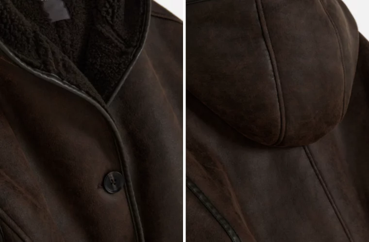 Esta Chaqueta De Borreguito De Primark Da El Pego: Parece De Cuero Y Su Precio Es De Solo 25 Euros