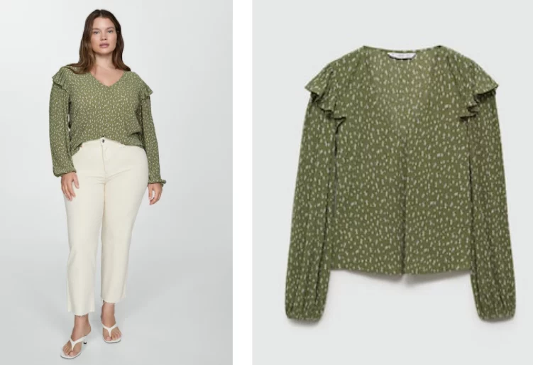 Estilo arrebatador con las 4 mejores blusas de Mango para llevar con vaqueros y triunfar cuando pase el mal tiempo