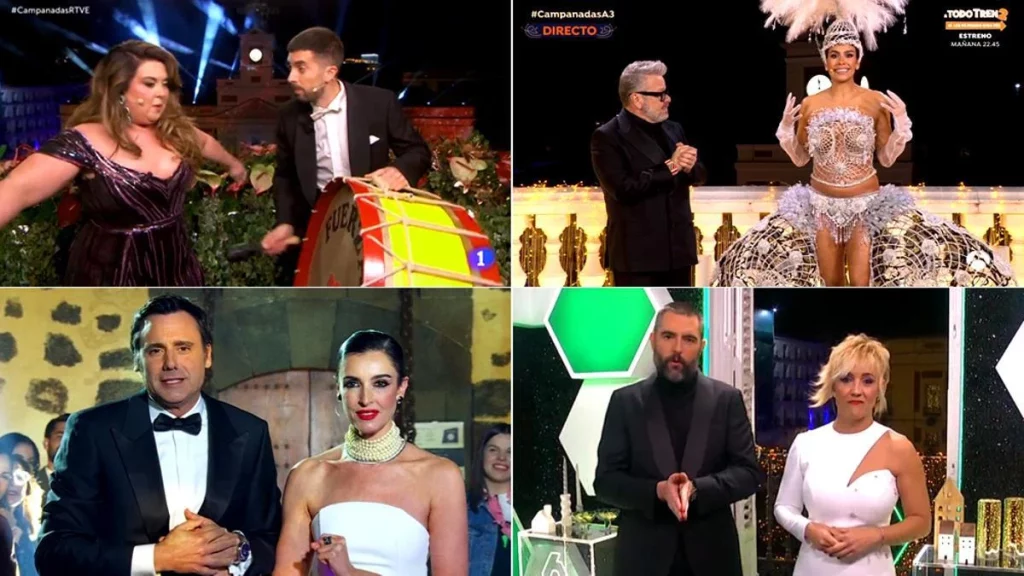 Broncano Y Lalachus Vs. Pedroche Y Chicote: La Batalla Por Las Campanadas De 2024 3 Formalidad Vs. Irreverencia