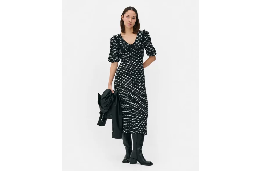 Parece De Mango, Pero Este Vestido Midi De 20 Euros Es De Primark Y Lo Llevarían Las Pijas De Serrano Y Castellana