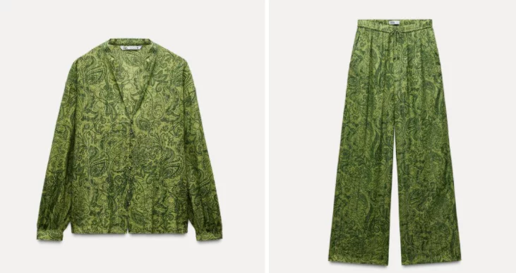 Puro lujo silencioso en estos 10 conjuntos monocolor de Zara por menos de 20 euros Zara, a la vanguardia de la moda, se ha hecho tendencia, el llamado lujo silencioso. Este estilo consiste en personas que disfrutan de prendas de moda que no son llamativas; sin embargo, son de alta calidad y se enfoca en los detalles. Son prendas elegantes, pero discretas, atemporales y con diseños clásicos que nunca pasan de moda. La afamada marca española, Zara tiene a disposición 10 conjuntos de estilo lujoso silencioso que podrás llevar por menos de 20 euros. Los conjuntos de Zara son una gran oportunidad de renovar, el armario sin gastar una fortuna y estar a la moda con prendas de alta calidad. Conjunto de sobrecamisa Rústica y pantalón crooped de Zara: Un clásico reinventado El conjunto de la sobrecamisa y pantalón cropped de Zara, se han convertido en una prenda atemporal que combina comodidad y estilo. La sobrecamisa tiene un diseño sencillo pero muy atractivo; su precio es de tan solo 15,99 euros, tiene el cuello solapa que le aporta un aire más formal, y con las mangas largas y los bolsillos delanteros de plastrón la hacen una prenda funcional y con estilo rústico. Por su parte, los pantalones cropped de Zara tienen un diseño minimalista y su estilo tiene un corte que el largo de la pierna llega hasta el tobillo para dar la sensación de piernas más largas. Son una prenda muy fresca ideal para la primavera o el verano y esta en rebaja por 12,99 euros. Son versátiles y se pueden combinar con todo tipo de prendas, además perfectos para cualquier ocasión, estos pantalones cropped de Zara, junto a la sobre camisa rústica, no deben faltar en tu armario. El lujo silencioso: Combinación entre el vestido drapeado arrugado y el pantalón recto arrugado de Zara Para triunfar en el mundo de la moda, se debe arriesgar y Zara lo hace y es por ello que se hace tendencia con combinaciones que sobresalen y destacan. Ese es el conjunto que consta de vestido drapeado arrugado y el pantalón recto arrugado. Estas piezas son el ejemplo perfecto de la moda conocida como lujo silencioso. Tanto el vestido drapeado arrugado como el pantalón corte recto de Zara son un ejemplo de cómo un conjunto con detalles que pasan desapercibidos pueden convertirse en un elemento de lujo. Este diseño es arrugado intencionalmente para crear un efecto desfasado y relajado sin necesidad de adornos que llamen la atención. El conjunto silenciosamente de lujo de Zara: Un viaje por la ZW Collection y estar a la moda a precio asequible Para triunfar en el mundo de la moda, se debe ser audaz y Zara ha llevado la delantera, y muchas veces sorprenden de forma grata a sus clientes con conjuntos unicolor que son tendencia. El pantalón pijamero combinado con la camisa asimétrica, ambos los consigues a menos de 20 euros en la nueva ZW Collection de Zara. El pantalón pijamero ha resurgido en la moda reciente, y de ser una prenda exclusivamente íntima pasó a ser parte de la moda urbana. Otro elemento de este conjunto es la camisa asimétrica, con un diseño único, le aporta modernidad y elegancia al conjunto. La combinación de líneas limpias y sutiles detalles hace que esta prenda pueda pasar de lo cotidiano a lo elegante. Lujo silencioso y asequible: El top y pantalón Jacquard de ZW colletion de Zara son el dúo perfecto. Zara no para de innovar y presenta el conjunto de lujo silencioso que no pasará desapercibido y dará mucho de qué hablar. El pantalón Jacquard con lazadas y el top drapeado jacquard de su colletion ZW. El pantalón jacquard con lazadas es una prenda confeccionada en un tejido jacquard de alta calidad, con un sofisticado diseño que incluye las lazadas laterales que permite el ajuste correcto de la prenda y le aporta un detalle al diseño. El top drapeado de Zara, fabricado en la misma tela, es una pieza clave para completar este outfit de manera exitosa. El diseño drapeado crea un efecto favorecedor en la silueta y le imprime mucho movimiento. El conjunto de blusa volante y pantalón recto de Zara La blusa volante, con un diseño de mangas anchas y corte fluido, aporta movimiento y delicado. Esta prenda es ideal para un look boho y minimalista, esta blusa volante puede lucirse con muchas prendas, en esta ocasión hace juego con el pantalón recto; sin embargo, se puede lucir con faldas o short, esto lo hace muy versátil y lo puedes llevar a diversas ocasiones. Por otro lado, el pantalón recto, cuando se combina con una blusa volante, se crea un outfit que puede ser algo sofisticado y elegante que le aporta equilibrio al atuendo cuando se luce con la blusa volante. Esta combinación es perfecta para ocasiones formales y también para algunas más casuales como una salida nocturna. Descubriendo el Top con elástico y pantalón de Popelina de Zara de la Colección ZW color rosa En la colección ZW, Zara nos presenta un conjunto que consta de un top con elástico y pantalón de popelina. Esta prenda de Zara es la combinación de estilo. Una de las ventajas destacadas de este top es su versatilidad. El pantalón ancho popelín ZW Collection de Zara, reúne elegancia y comodidad, elementos que les encanta a las personas que acostumbran a la moda de lujo silencioso. El Pantalón ancho popelín ZW Collection. Con un diseño de tiro alto, estiliza la figura y marca la cintura, favoreciendo la silueta en todo tipo de cuerpo. El dúo perfecto lo consigues en Zara: Pantalón flare y chaleco ZW Collection de Zara Zara tiene para ti el dúo perfecto, dos artículos de la colección Zara Woman (ZW) que parece haber sido creados para combinarse y hacerse imprescindibles en cualquier armario. El pantalón flare de la colección ZW, combina comodidad y estilo, gracias a su diseño de tiro medio, bajo en línea evasé para lograr el efecto flare. El chaleco es el complemento ideal, ya que ofrece un toque sofisticado y versátil, entre sus características podemos destacar el cuello de pico, el cinturón a juego con hebilla metálica ajustable, permitiendo definir la silueta y el cierre de botón oculto en la parte delantera para un outfit de lujo. El conjunto Perfecto de Zara: Elegancia y brillo en tu look Zara trae el conjunto de la camisa estampada, hilo metalizado y el pantalón del mismo material que prometen acaparar miradas. La camisa, pieza elemental de este conjunto, debido a su diseño de cuello redondo con escote en pico, manga larga, para proteger de los días frescos y para cerrar el detalle estrella, tejido con hilo metalizado, que aporta un toque refinado de buen gusto. El pantalón que complementa este outfit, tiene un diseño de tiro alto con cintura elástica ajustable, trae un cordón para un ajuste adicional, en caso de requerirlo, el corte de la pernera es ancha, siguiendo la tendencia; este también trae un detalle de tejido con hilo metalizado. Camisa y Pantalón Satinado efecto arrugado lujos silenciosos de Zara El conjunto formado por la camisa satinada y el pantalón satinado efecto arrugado, es un outfit versátil y actual, el diseño se enfoca en la comodidad más que en la estética clásica de líneas limpias y lisas. La camisa satinada de Zara está confeccionada en un tejido que brinda la textura y la iluminación sutil típicas del satinado. Presenta el cuello de solapa clásico, que añade un toque de formalidad. El pantalón garantiza un confort que no tiene comparación, está elaborado igualmente en tejido satinado, con un diseño de tiro alto con cintura elástica, brindando un ajuste perfecto, los bolsillos delanteros son muy funcionales. Al vestir estas prendas crea un conjunto cómodo, versátil y armonioso.