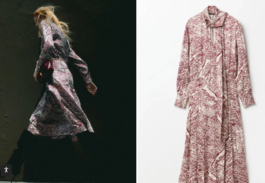 8 vestidos boho de Sfera que disimulan brazos y que lucen perfectos con botines