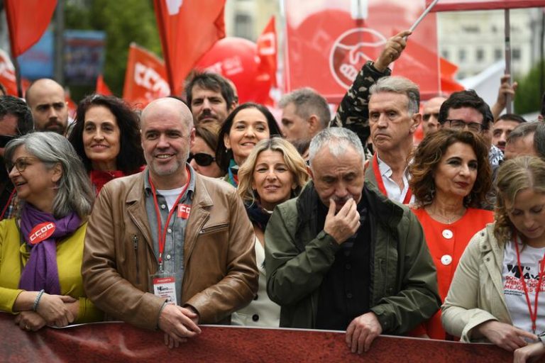 CCOO y UGT se concentran este domingo para denunciar el «oportunismo» que casi acabó con el decreto ‘ómnibus’