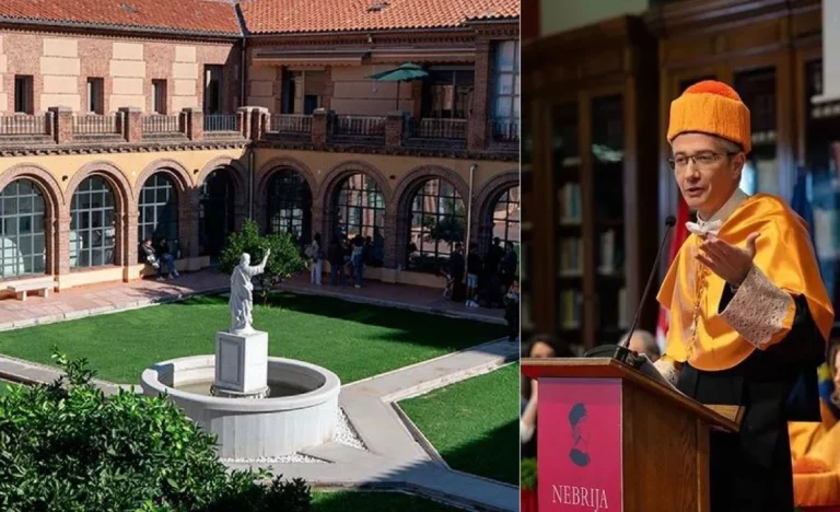 El exgobernador del Banco de España Hernández de Cos, investido doctor ‘honoris causa’ por la Universidad Nebrija