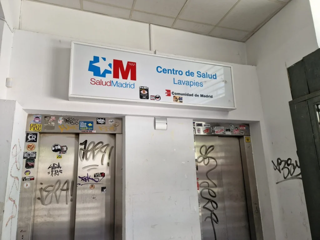Centro De Salud De Lavapies Durante El Apagon