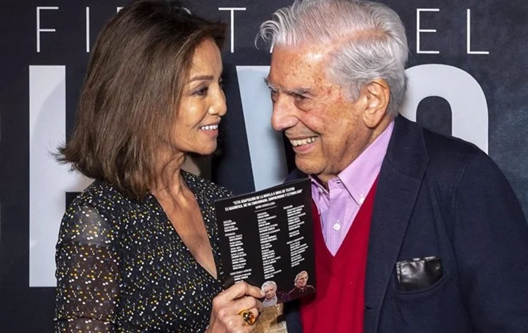 Mario Vargas Llosa E Isabel Preysler Fuente: Europa Press