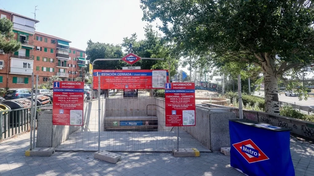 Obras Metro De Madrid Linea 10