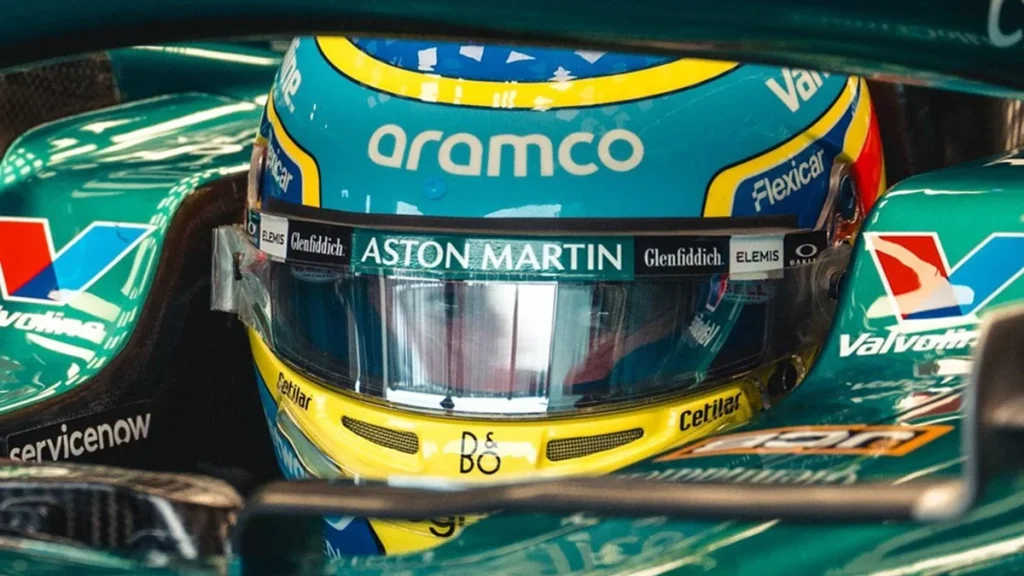 Aston Martin Fernando Alonso Fuente: Amrf1