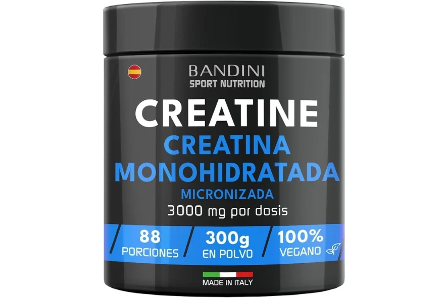 Bandini Creatina Monohidratada En Polvo Sin Sabor 300 G 1