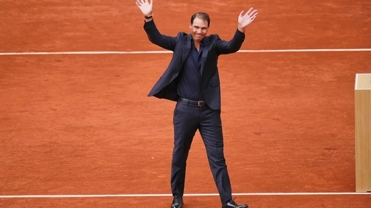 Rafa Nadal Homenaje Roland Garros Fuente: Afp