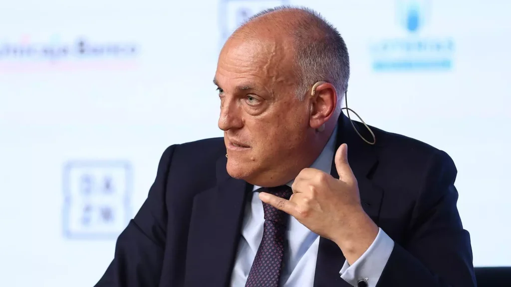 Los Tres Derrotados De La Batalla Real Madrid Tv Vs. Laliga 2 Javier Tebas Bloqueos Laliga Pirateria