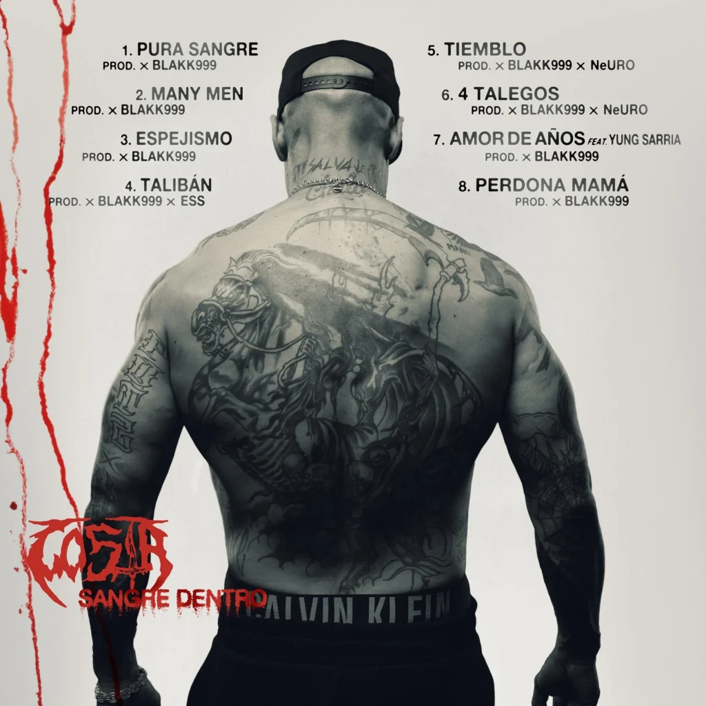 El Veterano Rapero Costa Libera 'Sangre Dentro', La Primera Parte De Su Disco Doble 1 Costa Disco Sangre Dentro