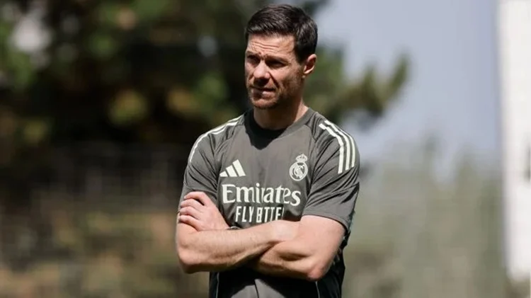 Entrenamiento Real Madrid Xabi Alonso Fuente: Real Madrid