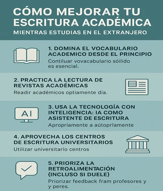 Cómo Mejorar Tu Escritura Académica Mientras Estudias En El Extranjero 1 Escritura Academica