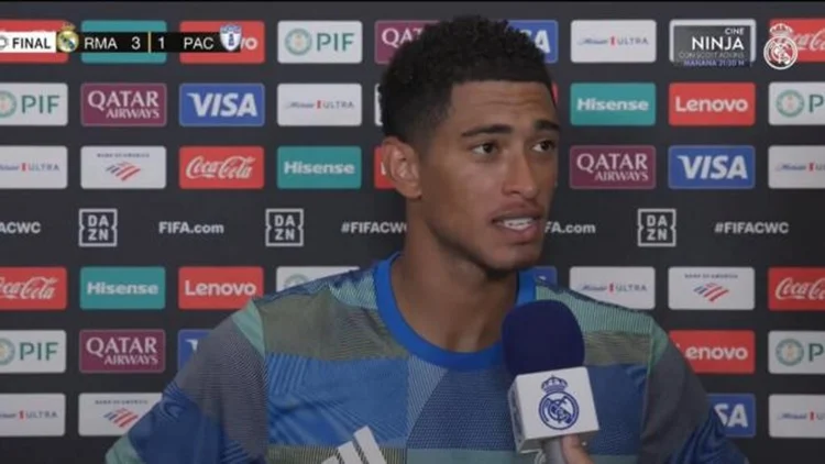 Terrible Confesión De Bellingham Tras Acabar Exhausto Ante Pachuca: “Estoy Perdiendo…” 1 Jude Bellingham Hombro Mundial Fuente: Real Madrid Tv