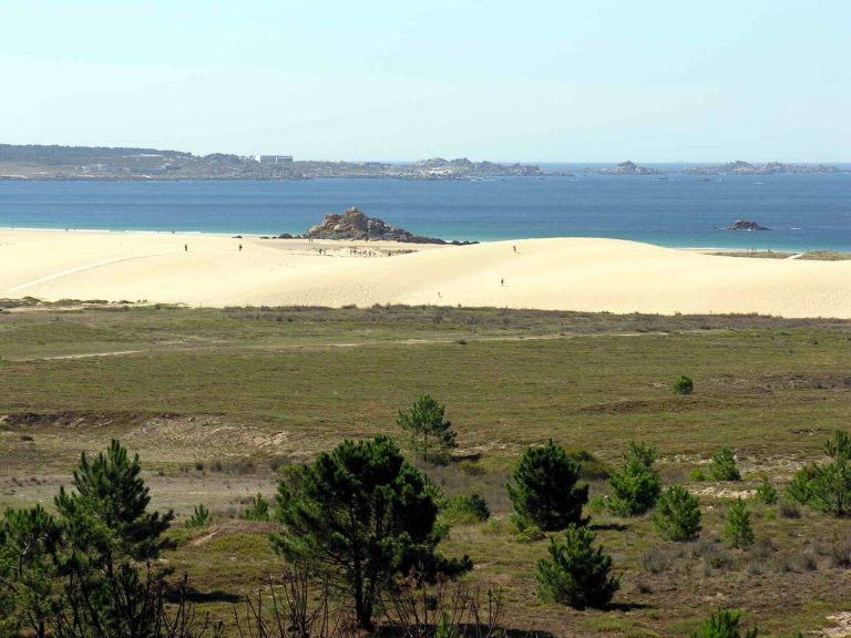 Conoce la playa española que es un desierto en miniatura: dunas de arena dorada que se encuentran con el mar