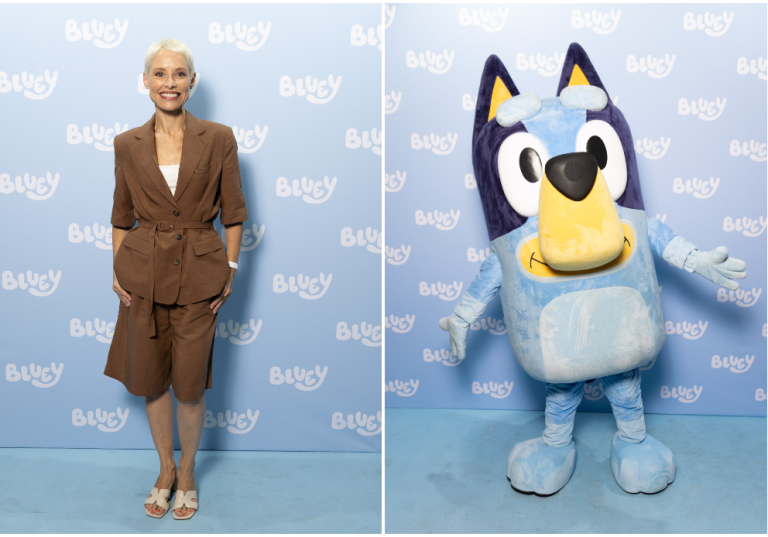 Soraya Arnelas y Bonbon Reich se dieron cita en Madrid para el estreno de El Show de Bluey en cines