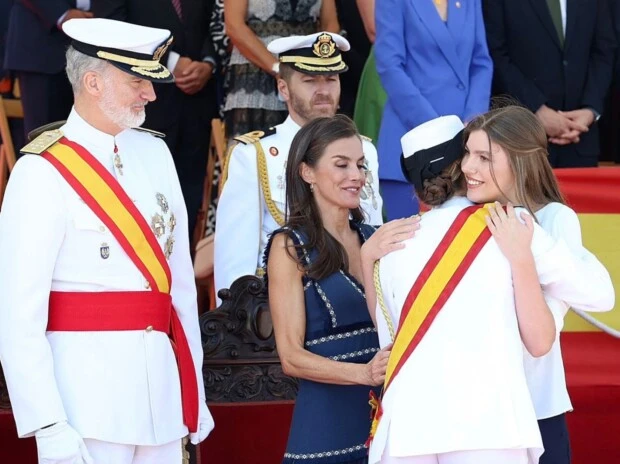 La reina Letizia y Sofía observaron con orgullo y protagonizaron su propio momento emotivo