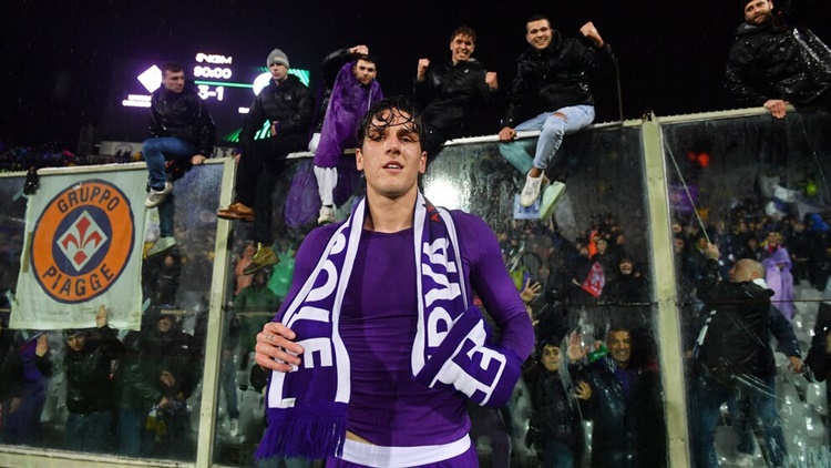 Nicolo Zaniolo Rondón Oviedo Fuente: Acf Fiorentina