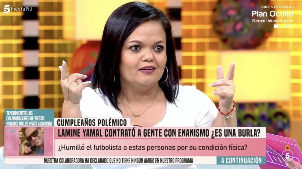 La defensa de su profesión y el rechazo a sentirse víctima por la contratación de personas con enanismo al cumple de Lamine Yamal