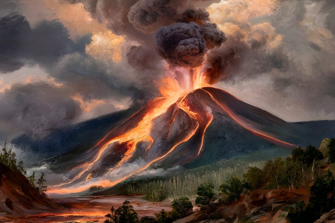 ALERTA POR TSUNAMI Y UN TERREMOTO QUE PROVOCA LA ERUPCIÓND EL VOLCÁN