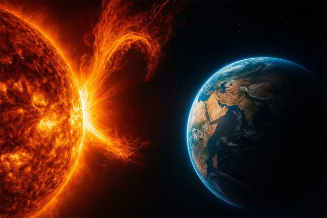 ¿Puede una erupción solar acabar con la Tierra? Realidad y ficción tras el argumento de 'Afterburn'