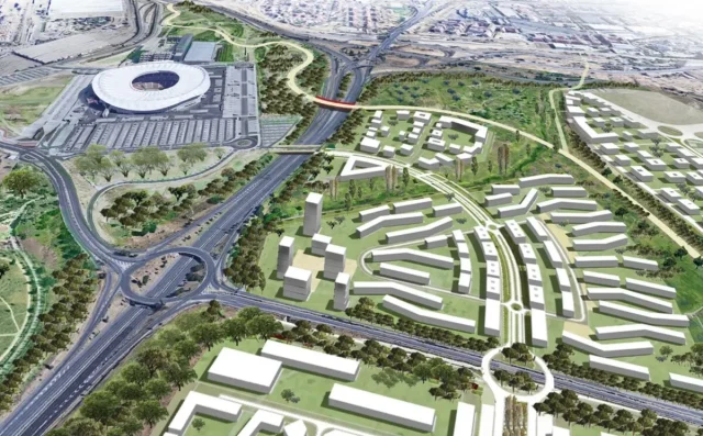 El nuevo polo urbano de Madrid es una oportunidad: casi 20.000 pisos al lado de un estadio de fútbol