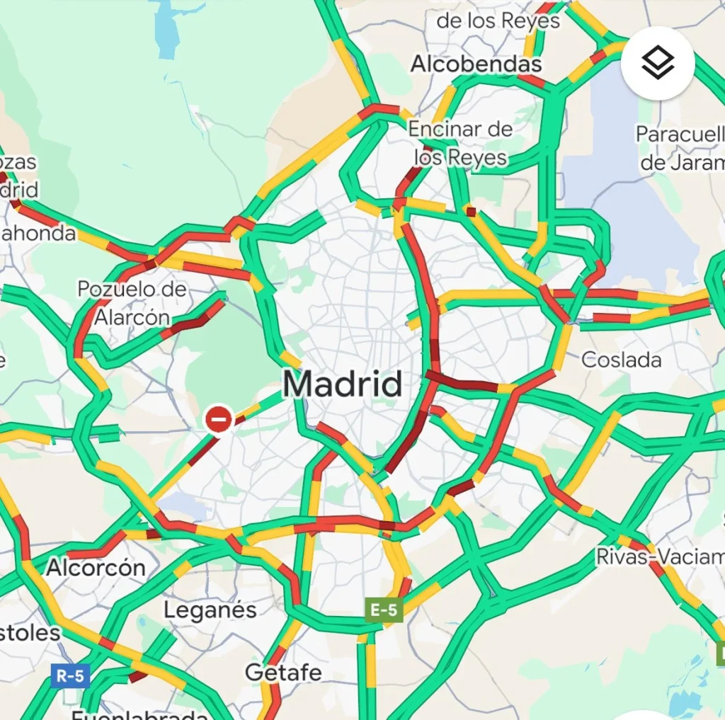 Los Atascos Amargan Las Obras Y Paralizan Proyectos Del Ayuntamiento De Madrid: &Quot;No Funciona&Quot; 2 Retenciones M30 Madrid Atascos